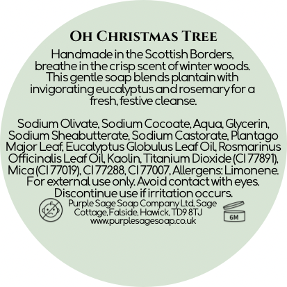 Oh Christmas Tree Soap Bar